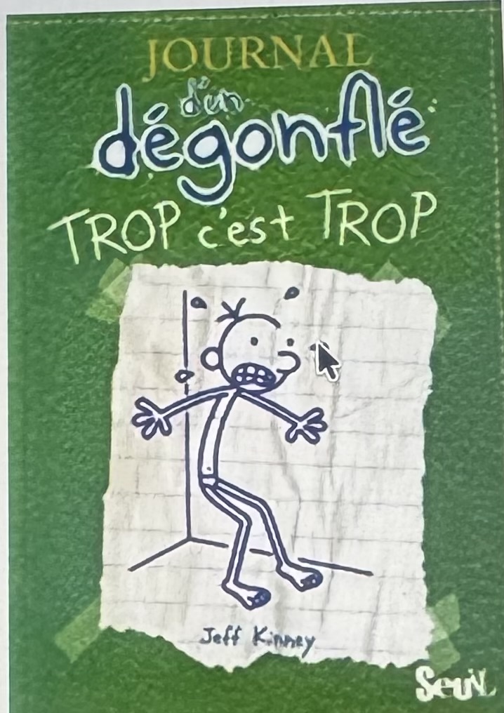 Couverture de Journal d’un dégonflé : Trop, c’est trop